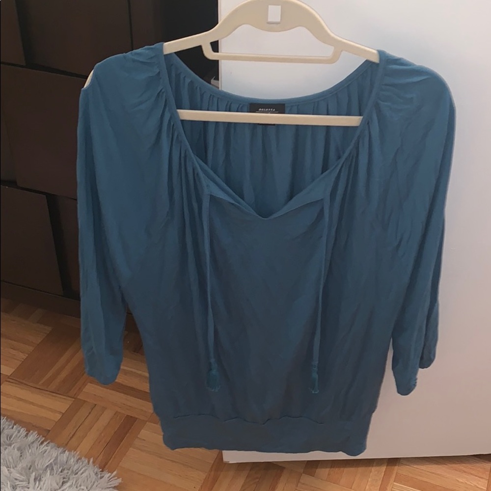 Turquoise blouse